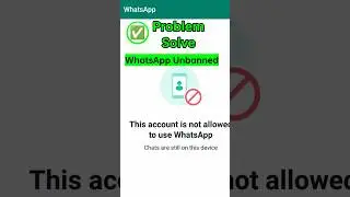 Whatsapp Banned My Number Solution | How to unbanned whatsapp number | Whatsapp ban my number | 2023