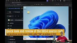 Exploring the 'CON' Folder Mystery in Windows by studying the recently published source code of DOS4