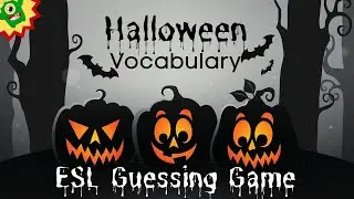 Halloween Vocabulary Games ESL | Free Worksheets & PPT | Fun and Scary Guessing Game