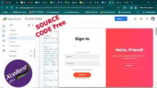 Double Slide Login form with Source Code