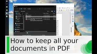 How to keep all your files as PDF