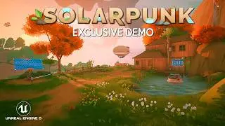 SOLARPUNK New Gameplay Demo | Co-op Eco Survival Game in Unreal Engine 5 coming in 2025