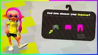 Start of the game! Inkling Girl Character customization! Splatoon 2