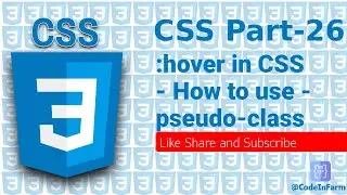 Mastering the :hover Pseudo-Class in CSS for Dynamic Web Design! | CSS hover effect Explained [2023]