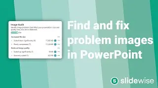 Find and fix problem images in PowerPoint