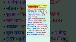 What is G.S.T. | GST क्या है  | Types of GST | जीएसटी क्या है #gst #gksorts #gk