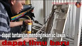 tantangan mendinginkan ac lawas ac uchida 1pk