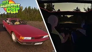 GETTING A RIDE IN THE EDM 500LX - BIG JANI & SUSKI CRASH | My Summer Car