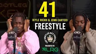 41 (Kyle Richh & Jenn Carter) Trade Bars During Freestyle on The Bootleg Kev Podcast!