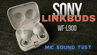 Sony LinkBuds - Microphone Sound Test (English)