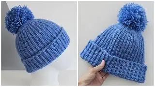 Быстро и просто 💥 Шапка крючком из одного мотка / HOW TO CROCHET this Easy and Beautiful Hat