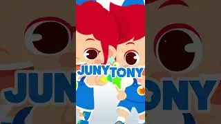 JunyTony Intro Remix 💚🧡 | #JunyTony #KidsSongs #Shorts