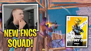 MrSavage Plays Squad for The FIRST TIME With Mongraal, Clix and Veno in Squads Victory Cup