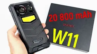 HOTWAV W11: бюджетный монстр с прожектором и батареей на 20 800 mAh!