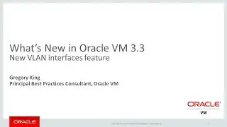 What's New in Oracle VM 3.3: VLAN interfaces