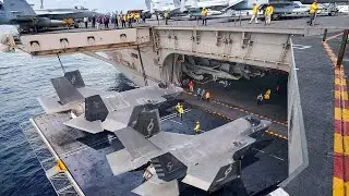 Life Inside US Aircraft Carrier Storing Millions $ Jets in Middle of the Ocean