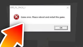 [FIX] ERR_FIL_PACK_1 Game error. Please reboot and restart the game - GTA 5 Error Fix