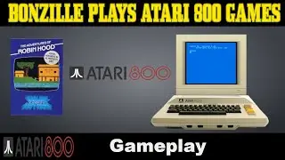 Atari 8 Bit The Adventures Of Robin Hood Gameplay ( No Commentary )