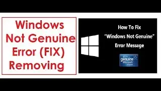 How to fix This Copy of Windows is not genuine on Windows 10, 100% working Method No 3 out of 3