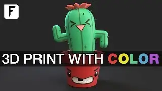 ZBrush Tutorial - 3D Print In FULL COLOR - Follygon