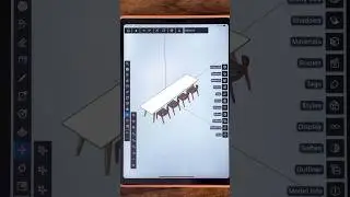 Multiple Copies In SketchUp On iPad |Day11| #shorts #sketchup #ipad #drawing #sketchuptutorial