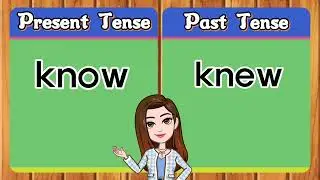 MOST COMMON IRREGULAR VERBS | Past Tense and Present Tense | Part 12