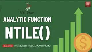 NTILE analytic function in SQL Server - #12 #NTILE #SQLServer #AnalyticFunctions #SQLTips