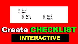 How To Create a Checklist In Google Docs - Interactive