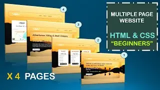 Complete Website Using HTML & CSS | Step-By-Step Tutorial | PRAROZ