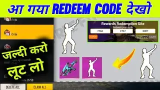 EMOTE REDEEM CODE ? FFCO REWARD | REDEEM CODE FREE FIRE TODAY