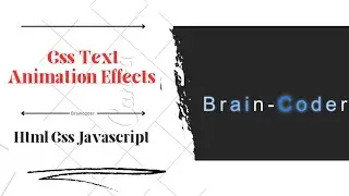 Css Glowing Text Animation | Html Css Glowing Text Animation Effects