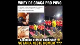 🔥🤣 Teria seu voto ? BOLSA WHEY se tornou REAL kkk  #academia