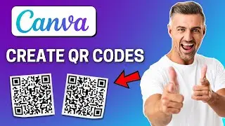 How to Create QR Codes in Canva For FREE | For Beginners - 2025