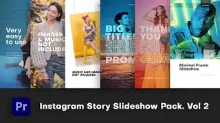 Premiere Pro Template | Instagram Story Slideshow Pack. Vol2 | Premiere Pro