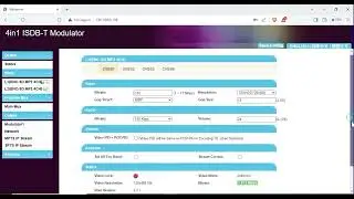 ENCODER/MODULADOR ISDB-Tb (INPUT-CVBS) 📺