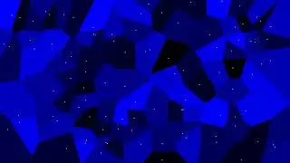 Animated Blue Voronoi Background - 10 Minutes