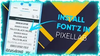 How to Change PixelLab's Font || AG Store ||