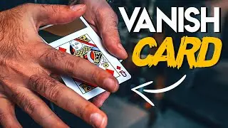 The VANISHING Card - (Card Magic Tutorial)