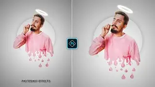 3D Dripping Effect Photo Editing Tutorial In Photoshop CC 2020