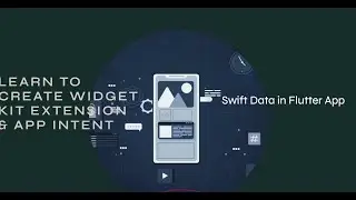 How to create widget kit extension & app intent with swift data in flutter app