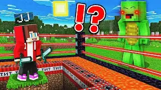 INSANE Security Build Hacks in Minecraft to Stop SCARY EVIL Mikey vs JJ - Maizen JJ and Mikey