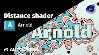 Arnold Tutorial - Using the Distance shader to create a logo effect in Arnold for Cinema 4D