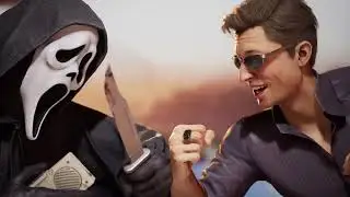 MK1: Ghostface Intro and Combos - Mortal Kombat 1