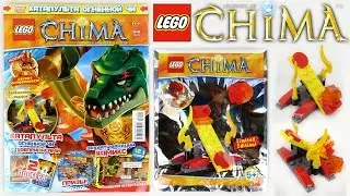 Журнал Лего Легенды Чимы №6 2015 | Magazine Lego Legends of Chima + Катапульта огненной Чи