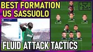 PES2021 Best Formation | SASSUOLO | Fluid Attack Tactics