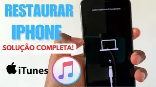 Como restaurar o iPhone pelo iTunes - Correções de bugs / Travado na Tela da maçã / sair do beta