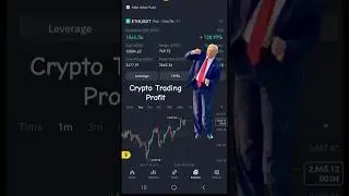 Trump dance over victory | $1100 Profit in Binance Trading 