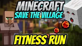 🍪 Minecraft "Save The Village!" 🍪Fitness Run | Brain Break | GoNoodle Inspired