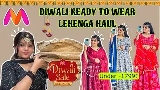 MYNTRA *DIWALI SALE *LEHENGA HAUL! 🪔 Lehenga under 1800₹! Up to 50- 80% Off ! Missvishakha # myntra