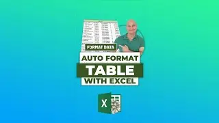 How To Format All Excel Table Data In 1 Click #SHORTS